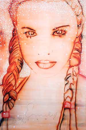 Emilio Kruithof - Litho, Little Miss Strange verkocht voor € 1!