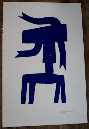 Klaas Gubbels - Houtdruk - 2022 kopen? Bied vanaf 399!