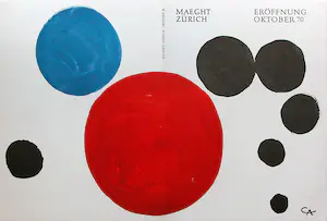 Alexander Calder - Catalogus ‘Eröffnung’, Maeght Zurich – met originele kleurenlitho kopen? Bied vanaf 70!