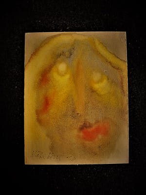 Gerard Schaperkotter - Intrigerend jaren 60 Abstract pointillistisch Aquarel - gesigneerd kopen? Bied vanaf 10!