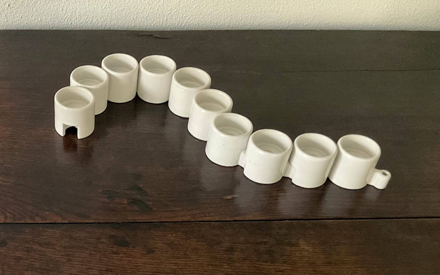 Ehlen Johansson - 10 MODULAIRE KERAMISCHE WAXINELICHTHOUDERS kopen? Bied vanaf 42!