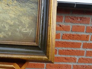 Henner Knauf - Winterlandschap kopen? Bied vanaf 85!