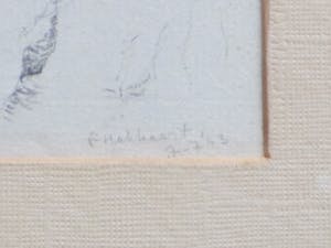 Fer Hakkaart - Feestend gezelschap - Tekening kopen? Bied vanaf 75!