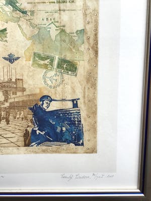 Leentje Linders - 2 etsen “De tijd vliegt” gesigneerd, oplage34/70 kopen? Bied vanaf 80!