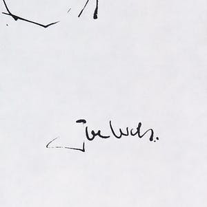 Joe Wols - Lot van 5 werken tekeningen, Portretten kopen? Bied vanaf 1!