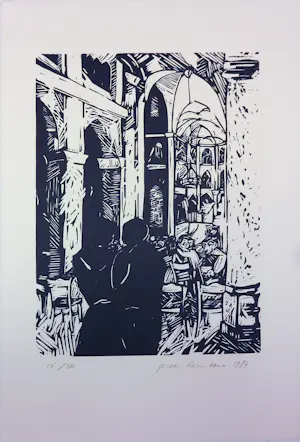 Jeroen Hermkens - Linogravures, Map met 8 linogravures Paris kaufen? Bieten Sie von 90!