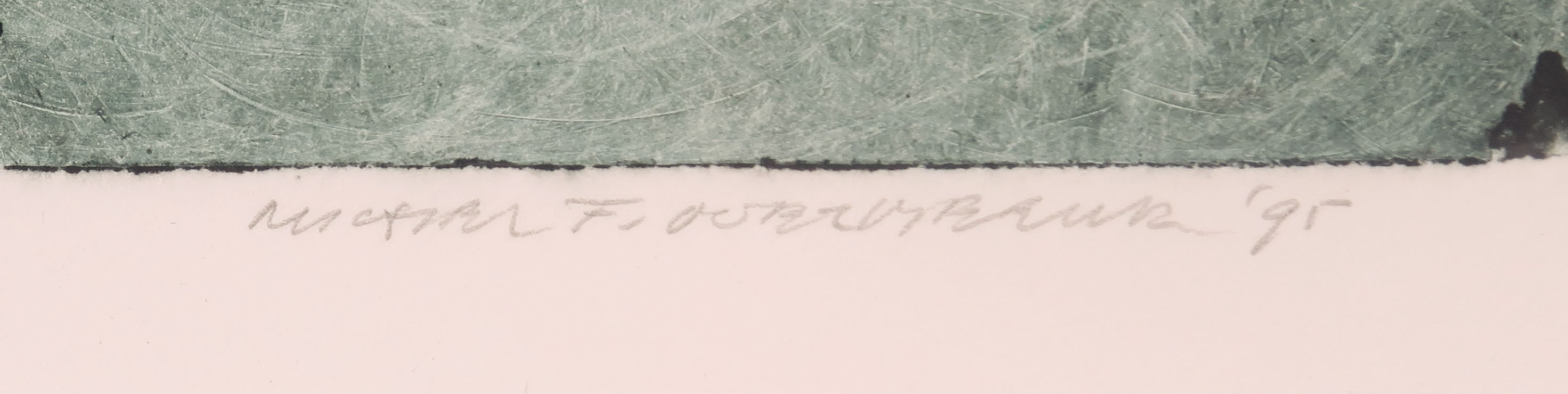 Michel van Overbeeke - Kleurenets en aquatint, Nothing remained - Ingelijst kopen? Bied vanaf 1!