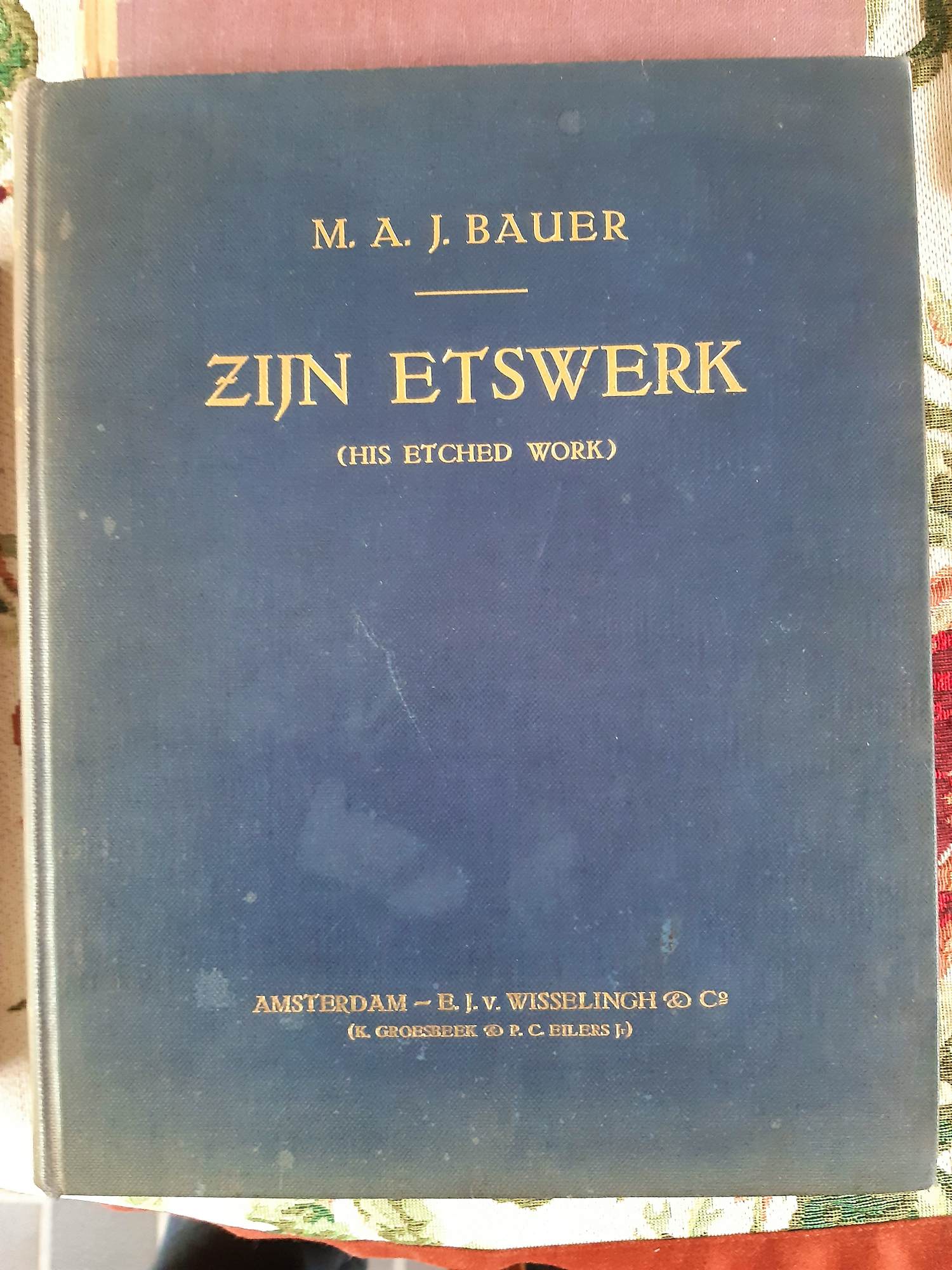 Marius Bauer - Zijn etswerk verkocht voor € 100!