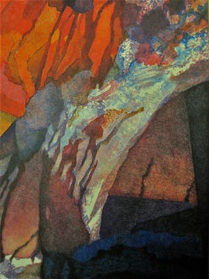 Maria Chakarova - Gelauwerd Bulgaars Grafica - Groot 1993 expressionistisch Litho gesigneerd kopen? Bied vanaf 1!