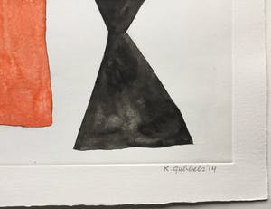 Klaas Gubbels - ets met aquarel ingekleurd ‘Soestdijk’ - 2014 kopen? Bied vanaf 275!