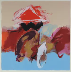 Henk van Vessem - Zeefdruk, Zonder titel - Ingelijst kopen? Bied vanaf 50!