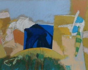 Henk van Vessem - grote zeefdruk - ingelijst kopen? Bied vanaf 59!