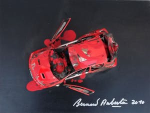 Bernard Aubertin - Voiture Brûlé - Uniek werk - 32 x 42 x 13 cm - Catalogus en Certificaat kopen? Bied vanaf 650!