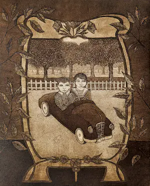 AcheterLaetitia de Haas - Jeugdherinnering, aquatint ets? Enchérissez de 40!