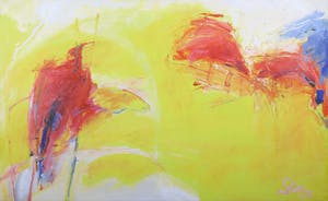 Franscz Witte - Acryl op doek, Don Quichotte trekt op - Ingelijst (Groot) kopen? Bied vanaf 100!