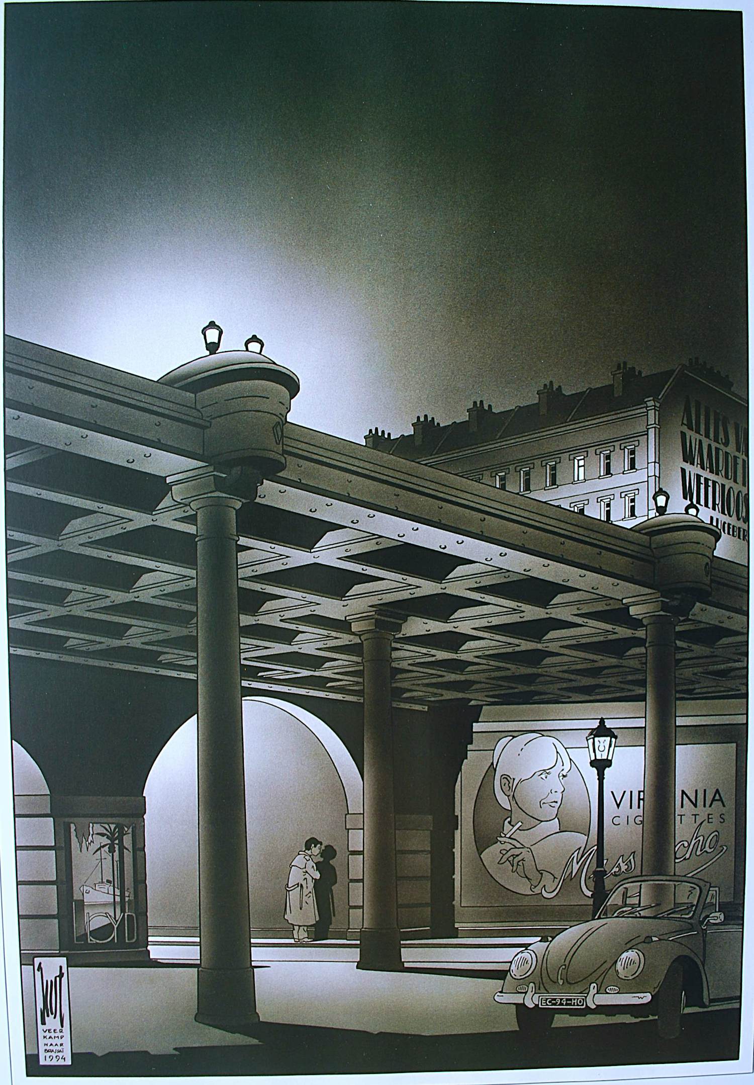 Joost Veerkamp - Miss Noir et Miss Blanche - eenmalige genummerde en gesigneerde editie verkocht voor € 125!