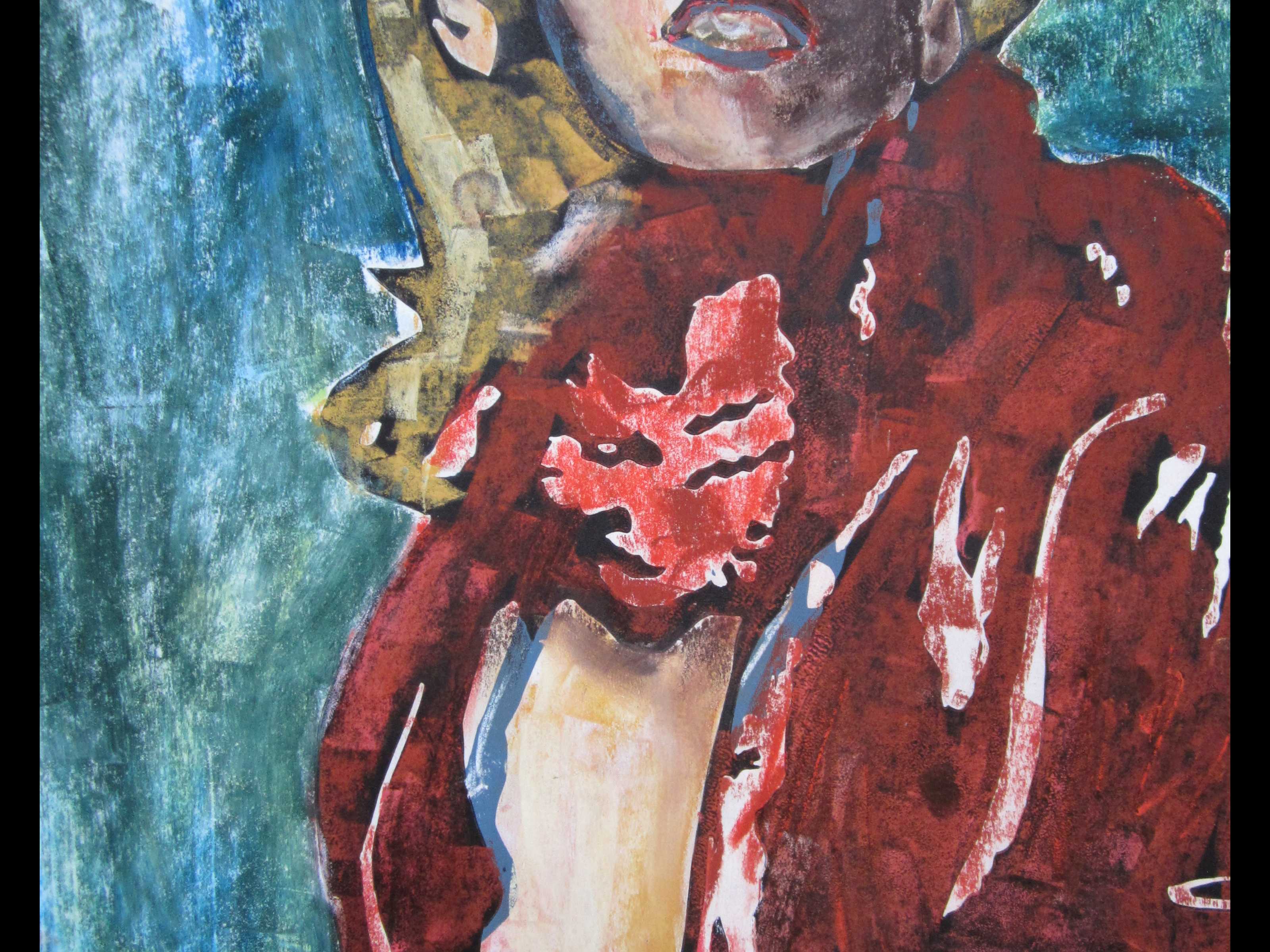 Andre Tigchelaar - Vrouw in rood kopen? Bied vanaf 1!