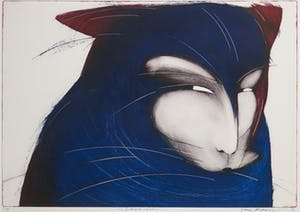 Dana Andreev - Kleurenets, Impression - Ingelijst kopen? Bied vanaf 50!