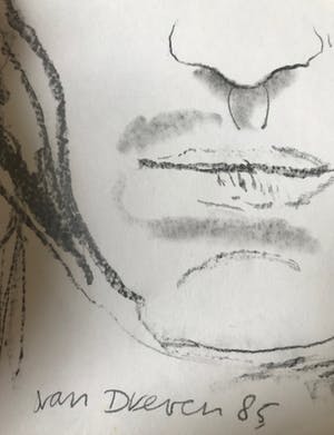 Maarten van Dreven - Uniek werkje - 1985 - Gesigneerd kopen? Bied vanaf 10!