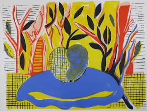 Dora Dolz - Zeefdruk op papier, De helpende hand - Ingelijst kopen? Bied vanaf 50!