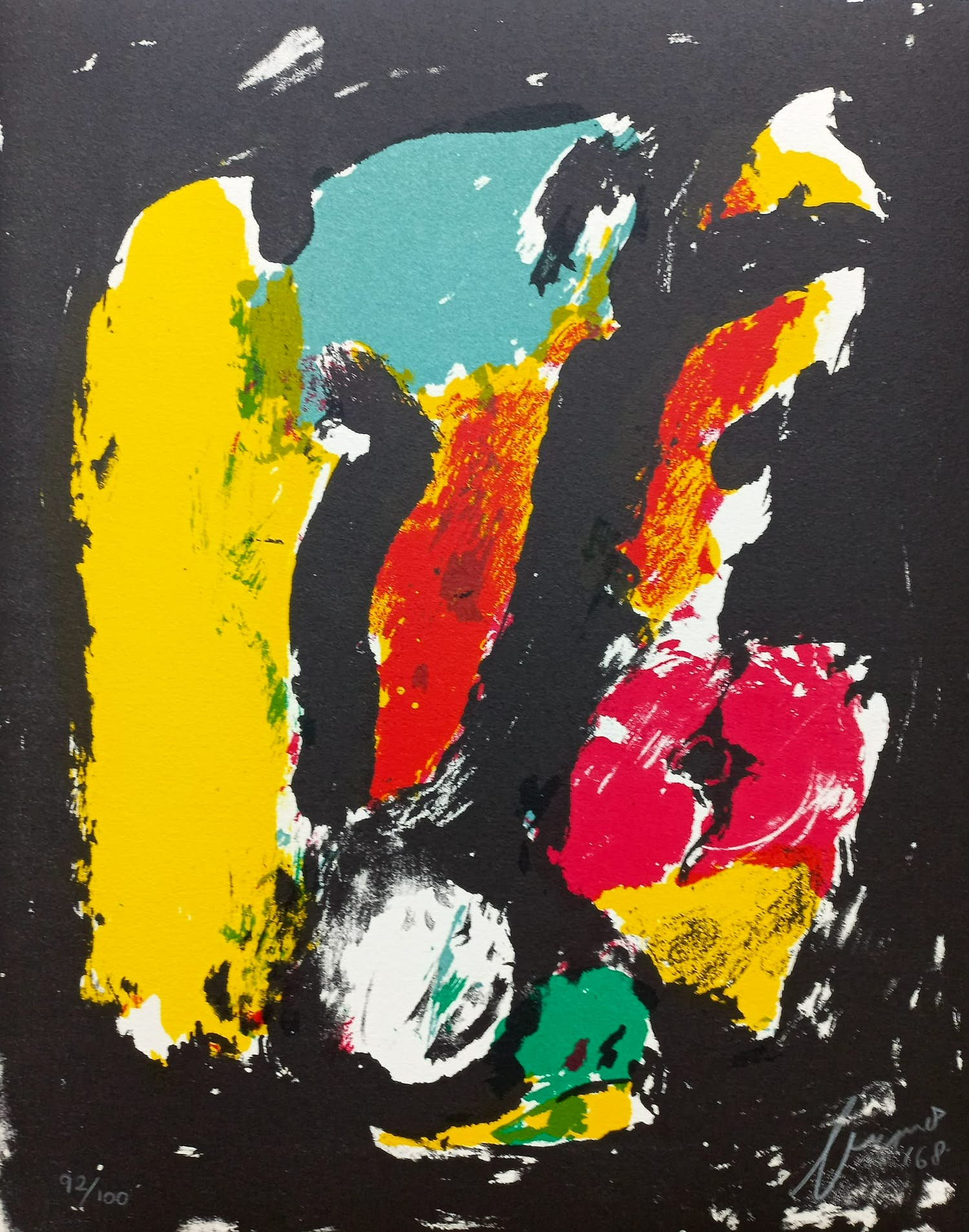 Eugène Brands - gesigneerde litho - a night, a festival , somewhere kopen? Bied vanaf 250!