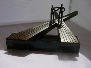 Corry Ammerlaan - Op scheiding van wegen -brons- kopen? Bied vanaf 45!