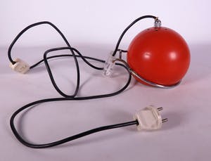 Niet of onleesbaar gesigneerd - Twee 70's lampen kopen? Bied vanaf 1!