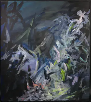Cobi Nieuwstad - Acryl op doek, Nachtschade kaufen? Bieten Sie von 1!