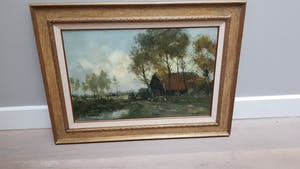 Willem G.F. Jansen - olie op doek, handgesigneerd rechtsonder kopen? Bied vanaf 575!