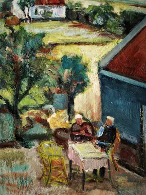 Niet of onleesbaar gesigneerd - Omstr. 1930 geschilderd olieverf "het dorp OudePekela" gesigneerd "Schram" kopen? Bied vanaf 1!