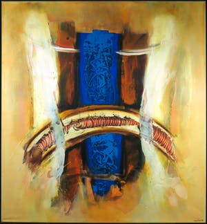 Hans Vanhorck - Olieverf op doek, Abstract with arch (Zeer groot) kopen? Bied vanaf 650!