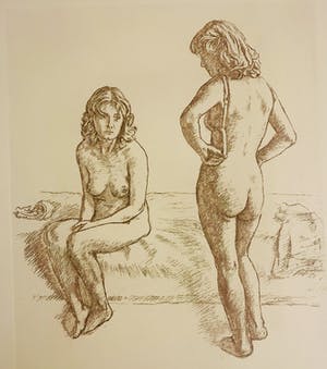 Lucien Van de Velde - Pair of Nudes kopen? Bied vanaf 15!