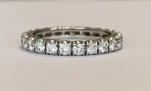 AcheterPlatina  alliance ring met diamanten ca 1,40 crt? Enchérissez de 1200!