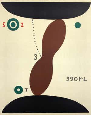 Reinier Lucassen - Kleurenlitho - zonder titel - 1992 verkocht voor € 150!