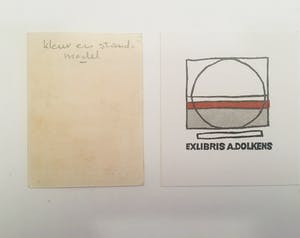 Cees Andriessen - Ex Libris en 3 originele lino platen kopen? Bied vanaf 32!