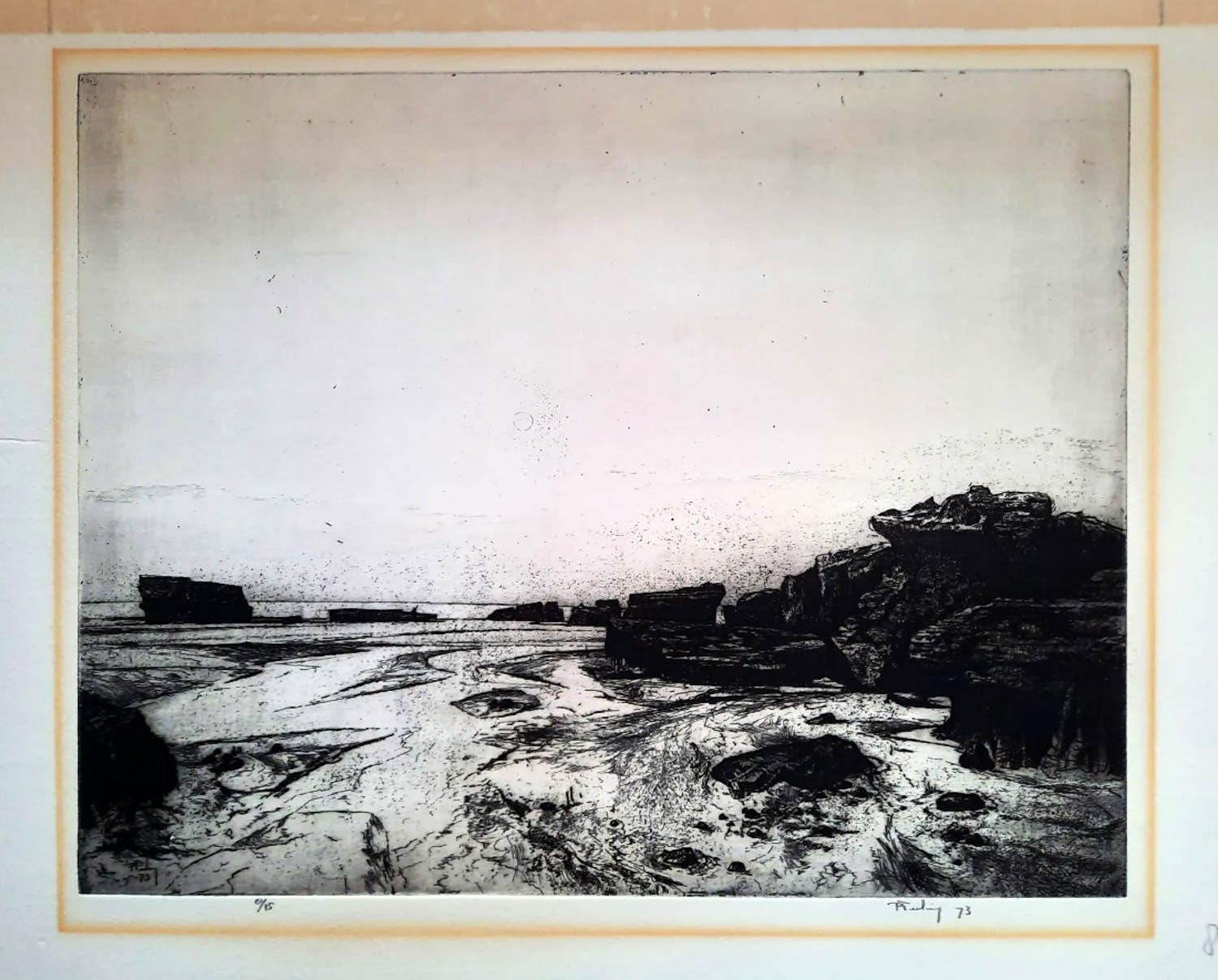 Peter Teeling - ets - Rotskust II 8/15 - 292-B kopen? Bied vanaf 1!