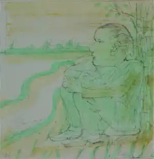 Co Westerik - Ingelijste kleurenlitho - 2003 (nette lijst!) verkocht voor € 225!