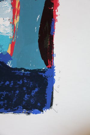 Piet Warffemius - zeefdruk: La Luna - 1989 kopen? Bied vanaf 49!