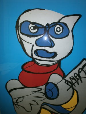 Karel Appel - Cool luke singing hands {zeer groot] kopen? Bied vanaf 1199!