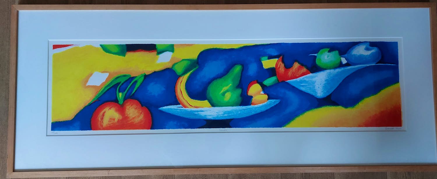 Saskia Bremer - PRACHTIG INGELIJSTE werk nieuwprijs €850 kopen? Bied vanaf 20!