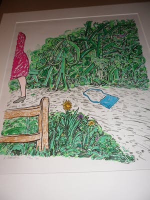 Pieter Holstein - Zeefdruk, Titel, ‘Tasje verloren’ kopen? Bied vanaf 50!