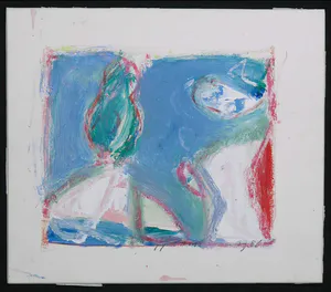 Piet Warffemius - Gouache op papier, Zonder titel kopen? Bied vanaf 50!