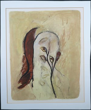 Ko Verlare - Acrylverf op papier, Zonder titel kopen? Bied vanaf 1!