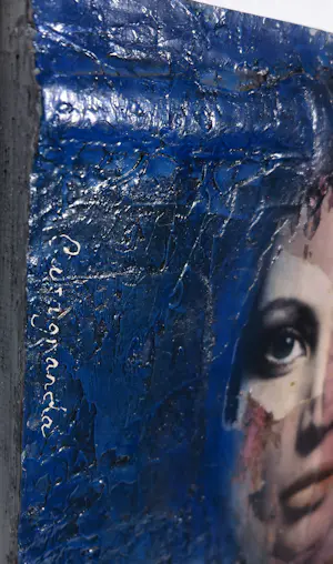 Patrizia Casagranda - Gemengde techniek / Collage op paneel, Zonder titel kopen? Bied vanaf 80!