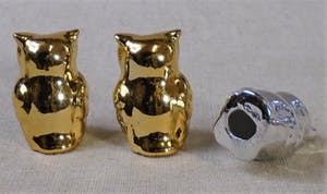 Niet of onleesbaar gesigneerd - 8 Zilverkleurige uilen Hollywood Regency Style kopen? Bied vanaf 10!