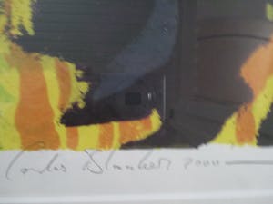 Carlos Blaaker - Grote ingelijste zeefdruk perfect ingelijst kopen? Bied vanaf 70!