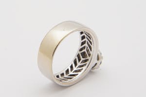 2517- Opvallende diamanten Fantasiering- 18karaats witgoud - ca 1.15 ct briljant kopen? Bied vanaf 610!