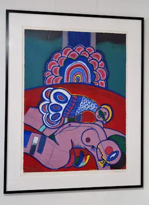 Corneille - Vrolijk Kleurrijk Groot werk GESIGNEERD 1993 Pinokkio kopen? Bied vanaf 675!