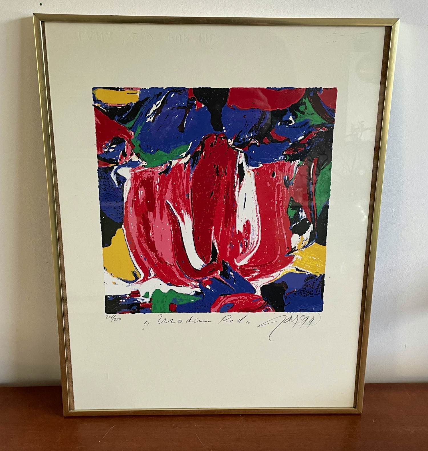 JAS - "Mokum Red" - Zeefdruk uit 1999 oplage 206/250 kopen? Bied vanaf 55!