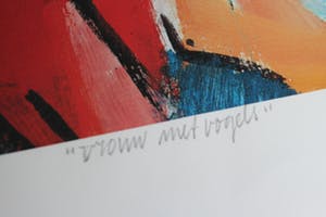 Rem de Boer - "Vrouw met Vogels" kopen? Bied vanaf 50!